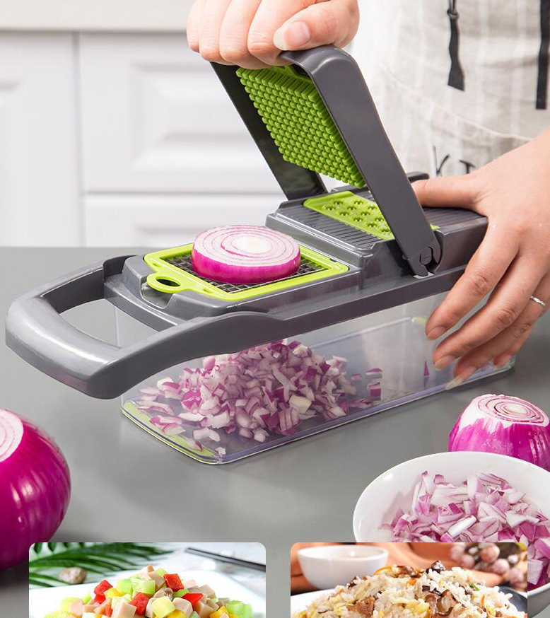 Pro Vegetable Slicer & Shredder — 10 Blades, Zero Effort Meal Prep