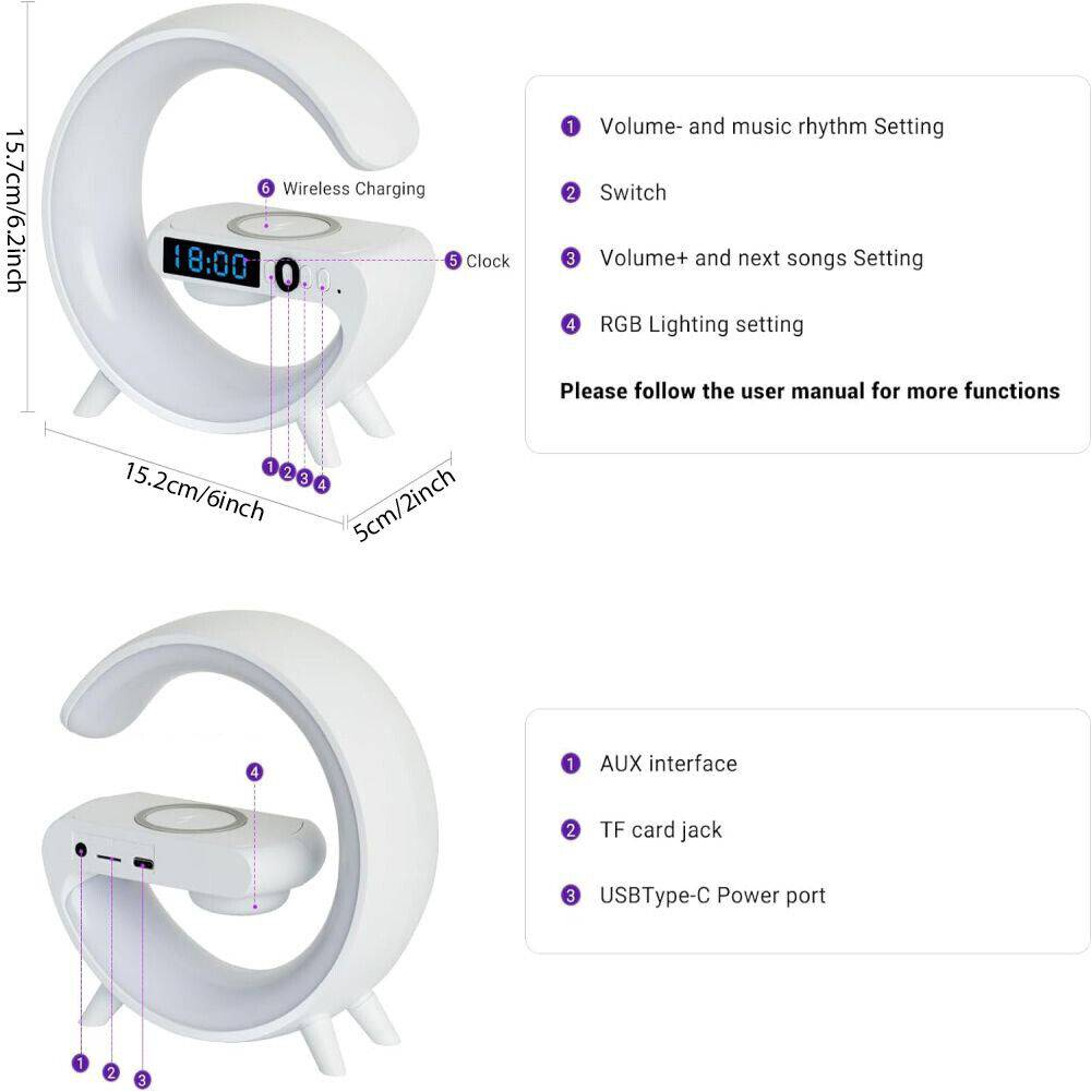 Lumière Smart LED Speaker Light — Bluetooth Speaker + Mood Lamp in One