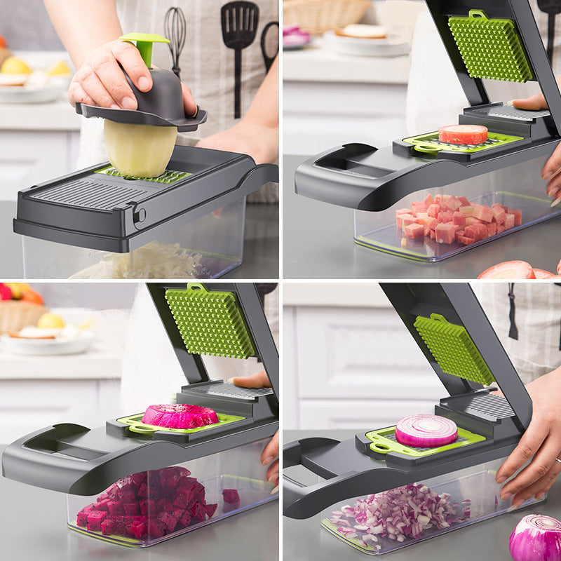 Pro Vegetable Slicer & Shredder — 10 Blades, Zero Effort Meal Prep