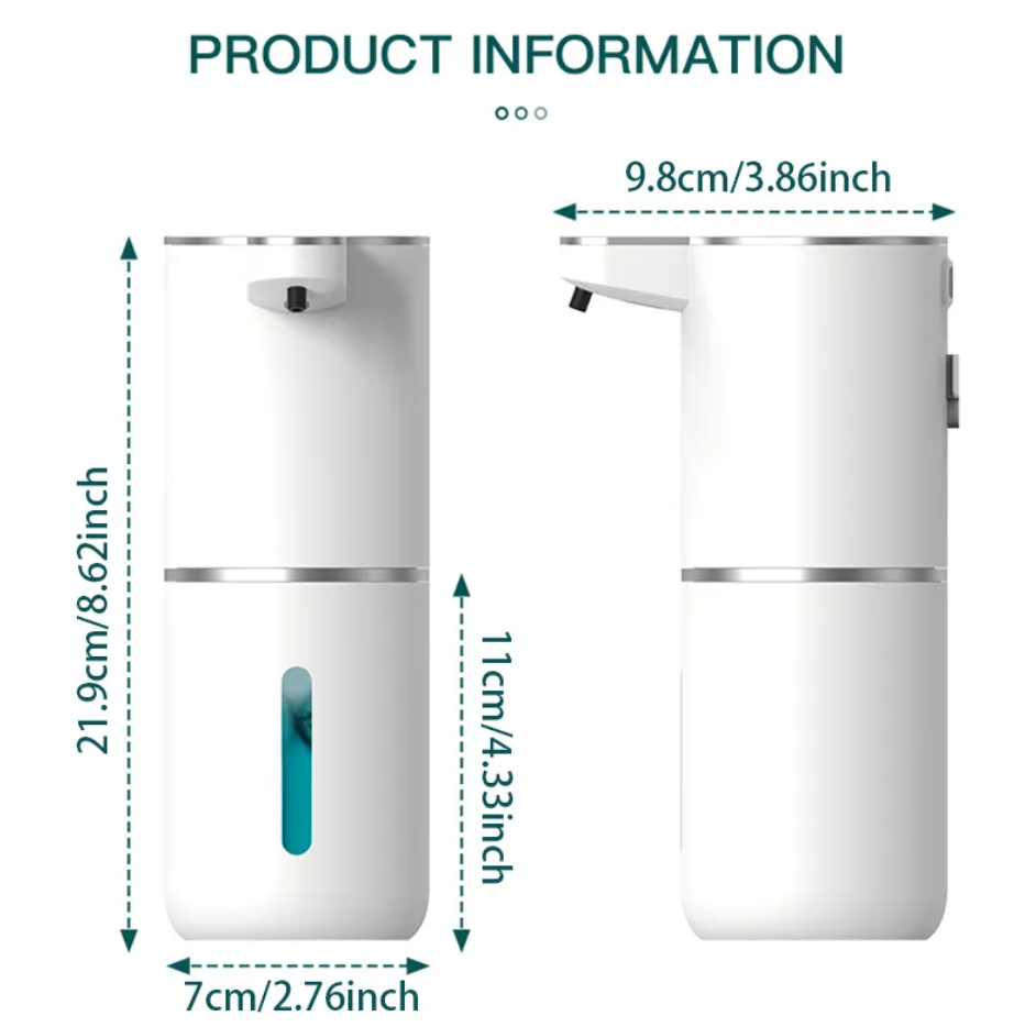 TouchFree Foaming Soap Dispenser — Automatic, Hygienic, Rechargeable