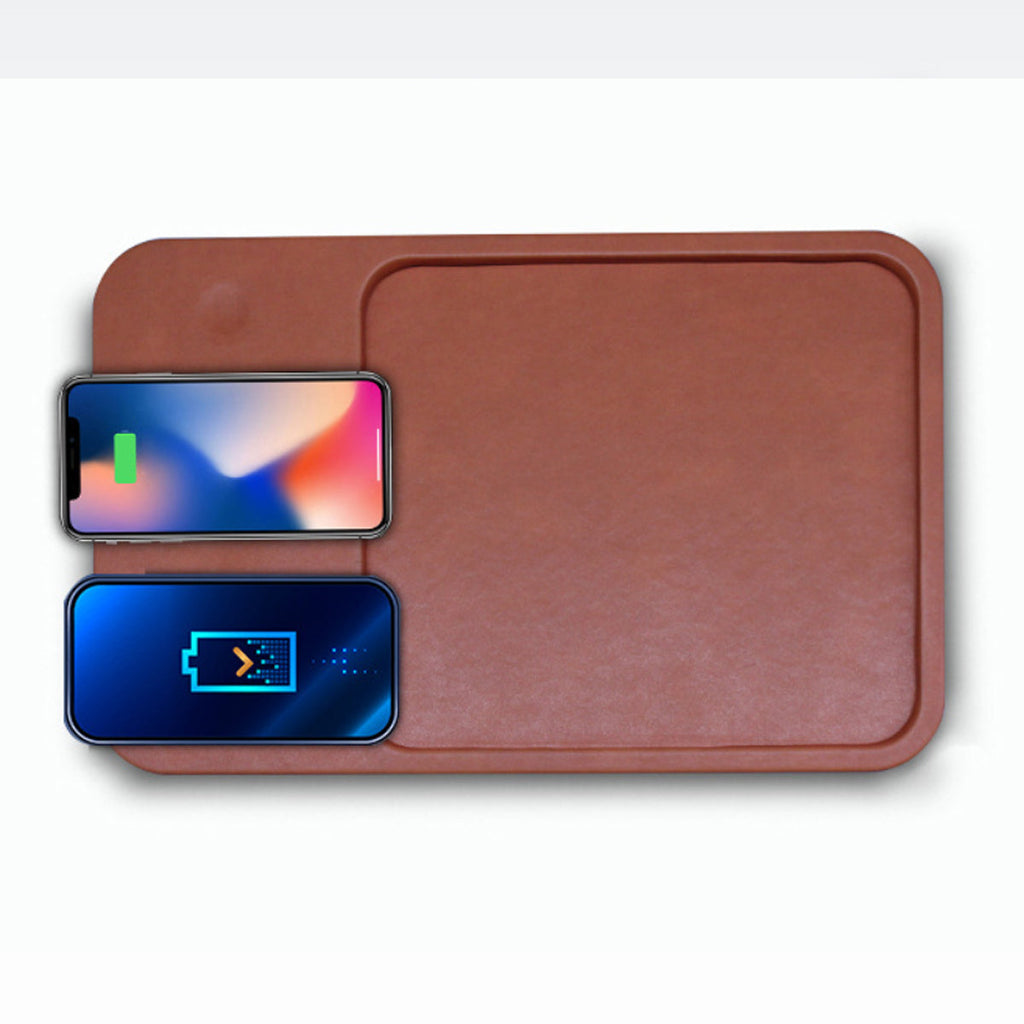 Trio 3-in-1 Wireless Charging Valet Tray — Charge Phone, Watch & Earbuds in Style