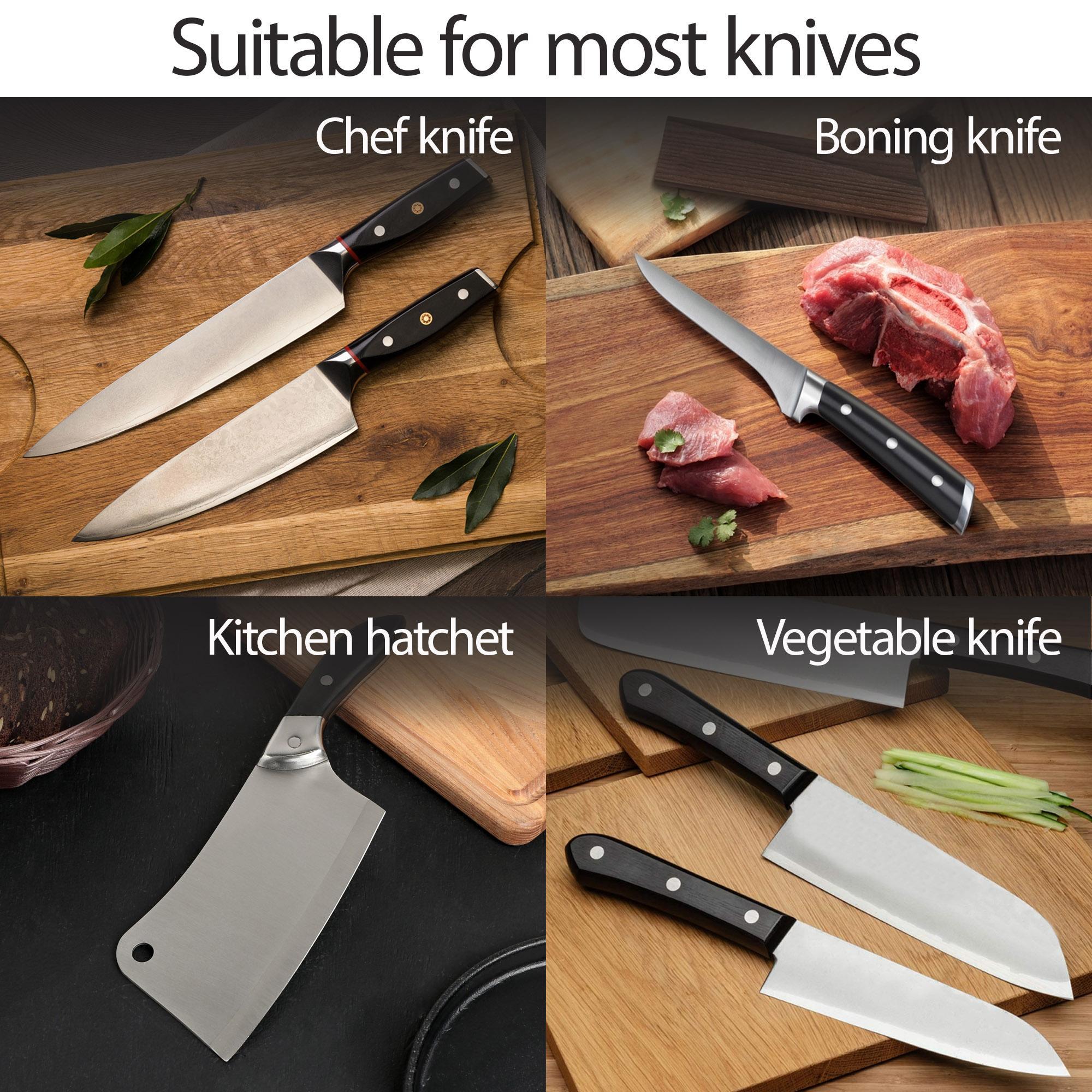 Professional Handheld Knife Sharpener — Razor-Sharp Edge in 10 Seconds