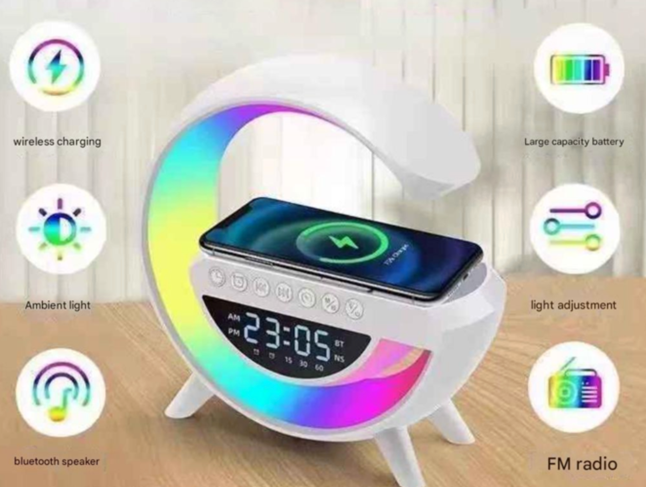 Lumière Smart LED Speaker Light — Bluetooth Speaker + Mood Lamp in One