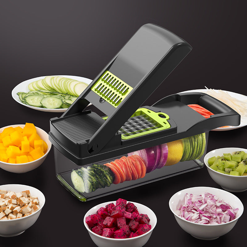 Pro Vegetable Slicer & Shredder — 10 Blades, Zero Effort Meal Prep