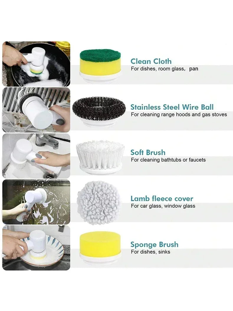 SpinClean Pro Electric Scrubber — Bathroom Deep Clean With Zero Effort