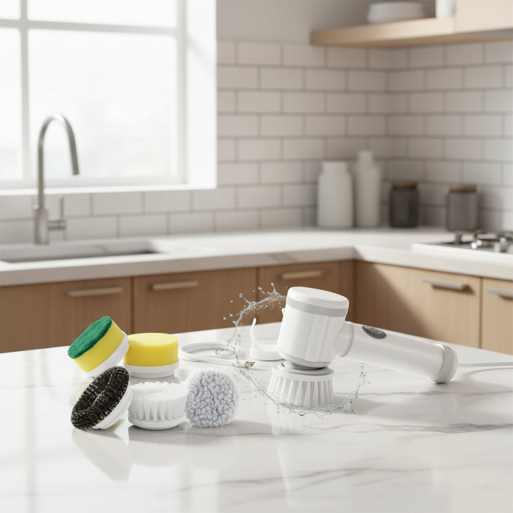SpinClean Pro Electric Scrubber — Bathroom Deep Clean With Zero Effort