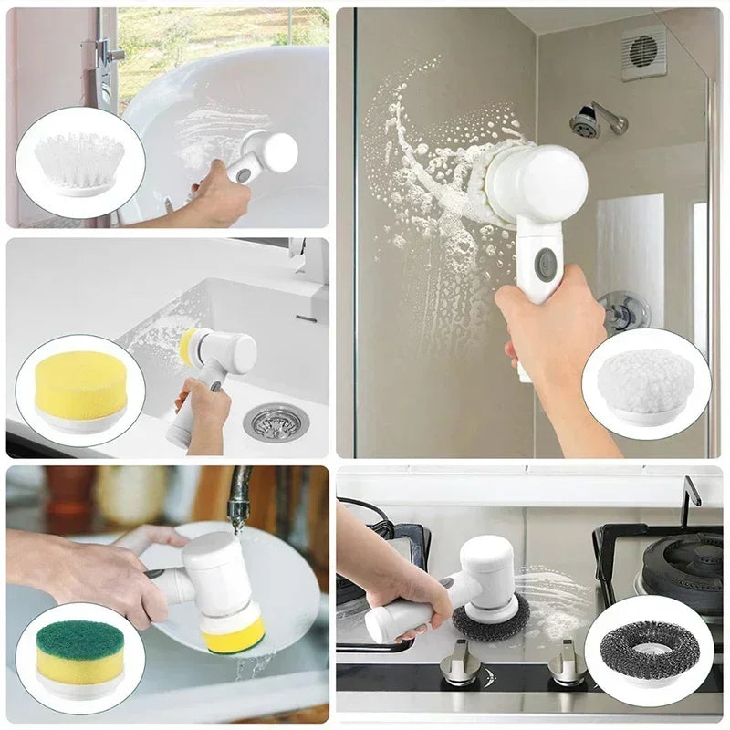 SpinClean Pro Electric Scrubber — Bathroom Deep Clean With Zero Effort