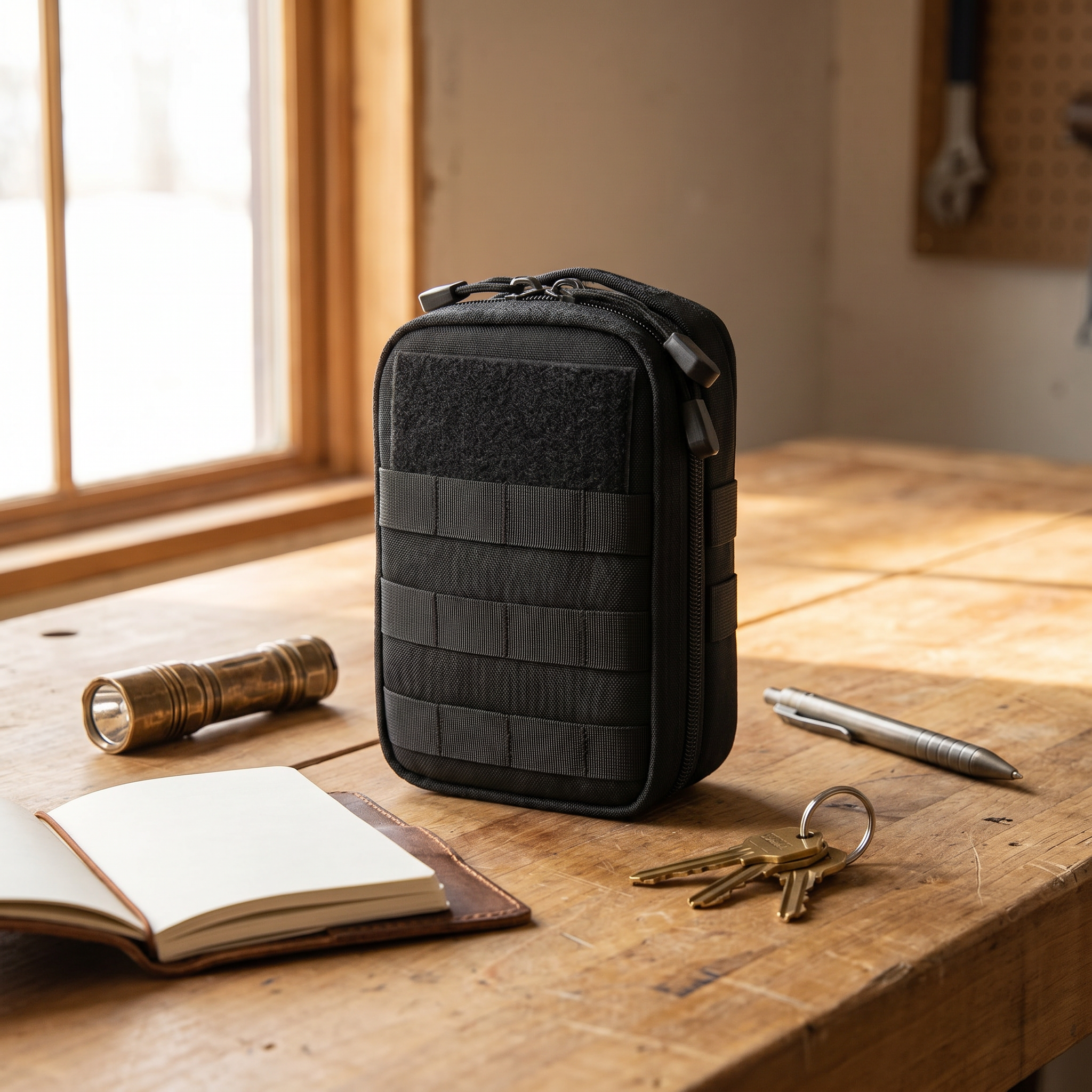 MOLLE pouch in use