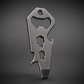 10-in-1 EDC keychain multitool stainless steel